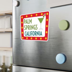 Palm Springs California Travel Sticker for laptop, suitcase, car, water bottle, luggage tag, iPad, Kindle, tablet