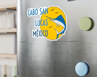 Cabo San Lucas Mexico Fishing Travel Sticker - Choose from 4 Sizes
