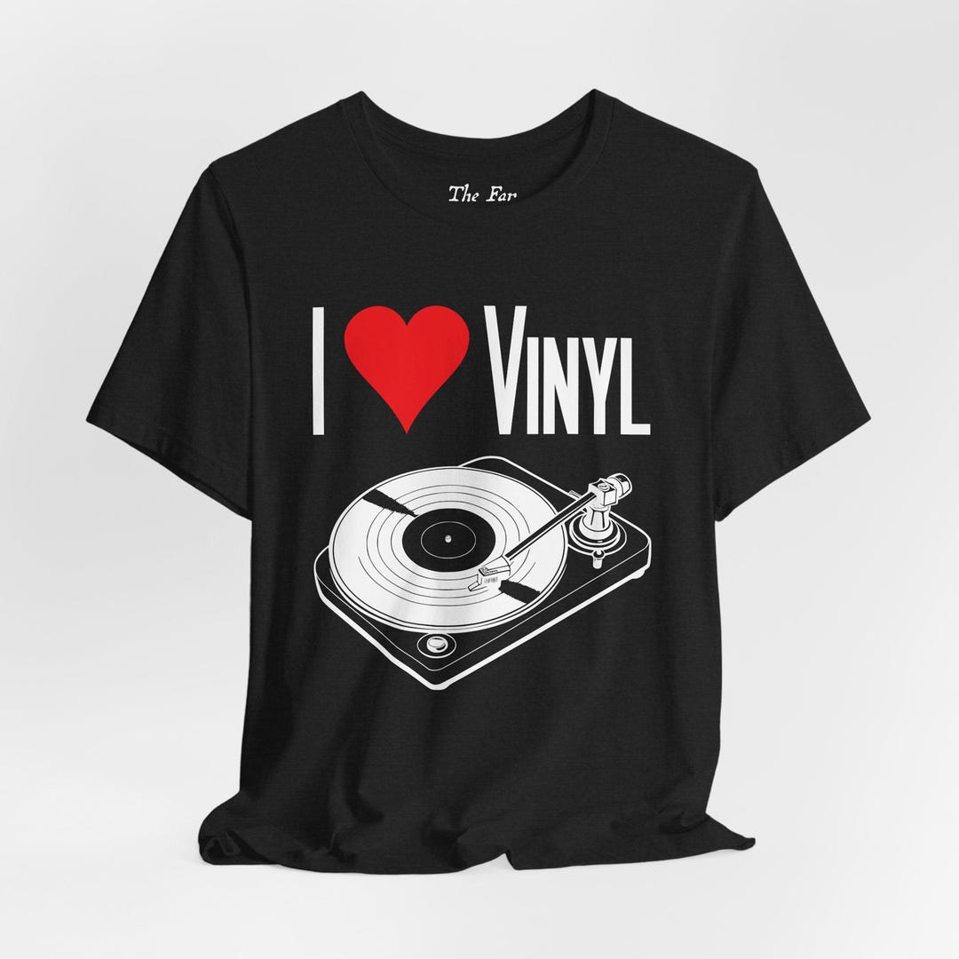 Singer Vinyl Merch I Love Vinyl Records T-shirt - Choose From 9 Colors - Etsy
