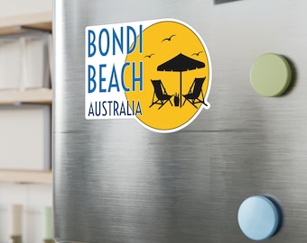 Pegatina de viaje de Bondi Beach, Australia - Elige entre 4 tamaños