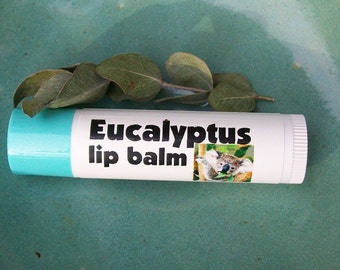 Eucalyptus Lip Balm in a tube