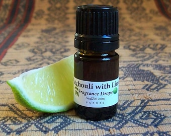 Patchouli with Lime Unisex Fragrance Oil Drops - 5ml