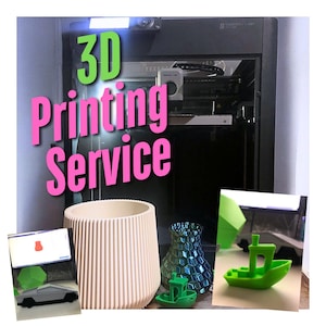 3D Printing Service, Quick Turnaround, Custom Personalised Requests