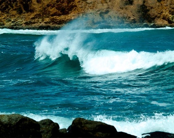 A Little Wave Action- fine art print- nature photography, ocean photography, fine art photography, seascape, wall art, home decor, gift