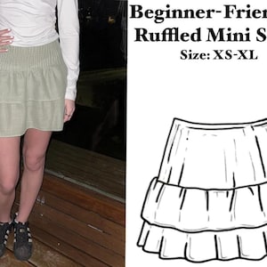 Beginner-Friendly Sewing Guide: Ruffled mini skirt