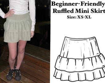 Beginner-Friendly Sewing Guide: Ruffled mini skirt