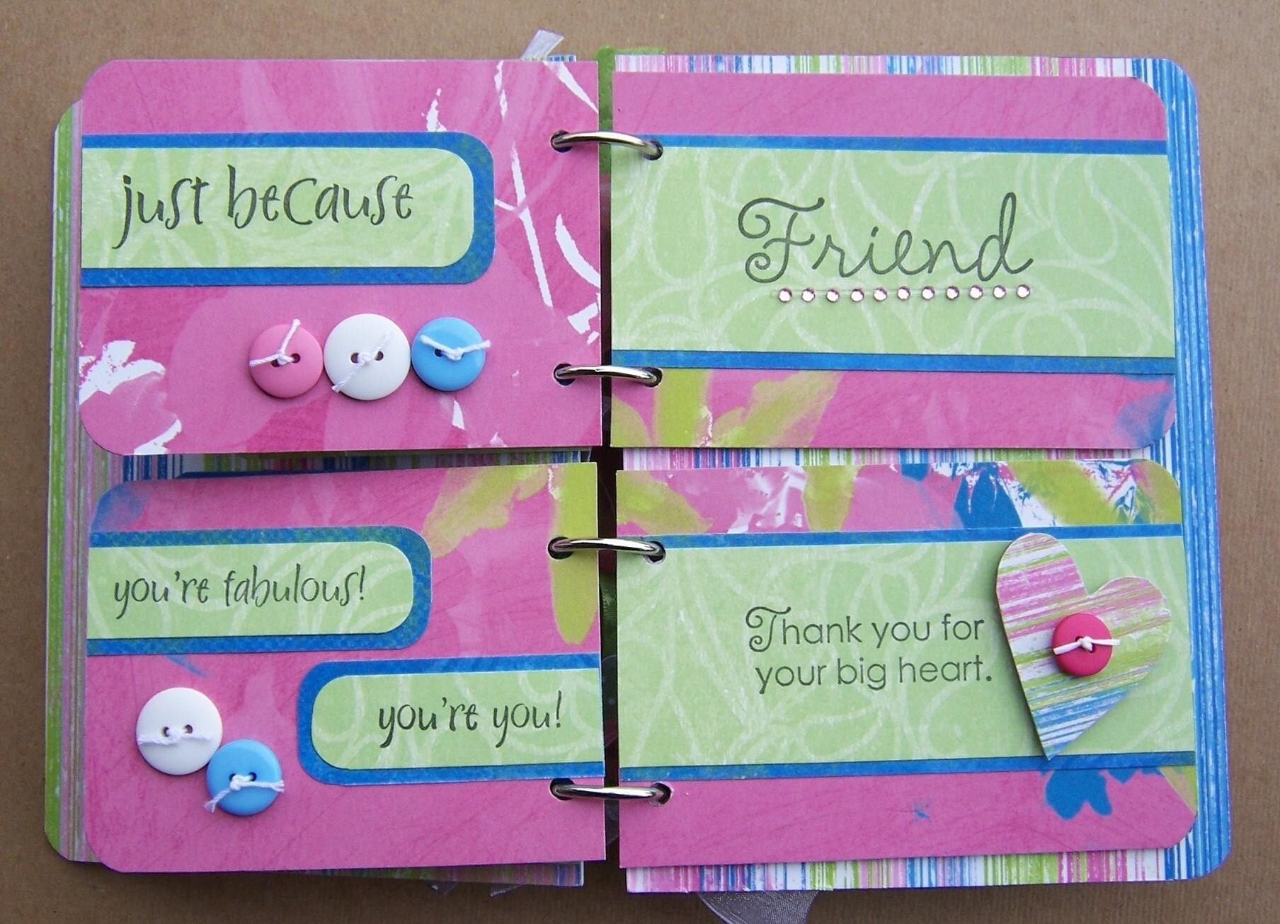Friendship Gift Album Etsy
