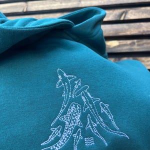 Embroidered whale shark / shark/ sea life Tshirt - Jumper - Hoodie