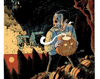 Forbidden Pumpkin // Giclee Edition of 50 // 8"x10"