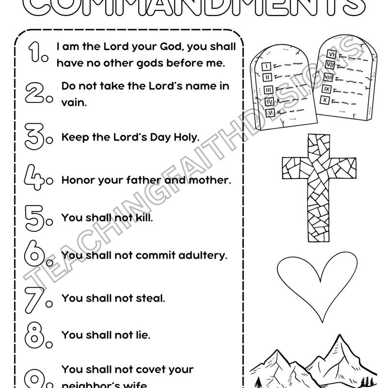 Catholic Simple Coloring - Etsy