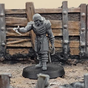 Heretic Kommandant - 3D gedruckte Miniatur - Wargaming - Trench Grimdark