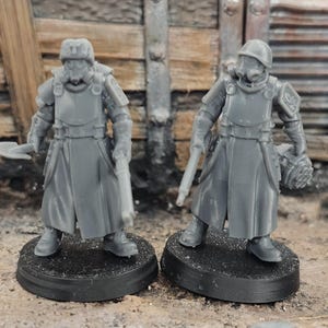 Steel Union Engineers - 3D printed miniature  - Wargaming - Trench Grimdark