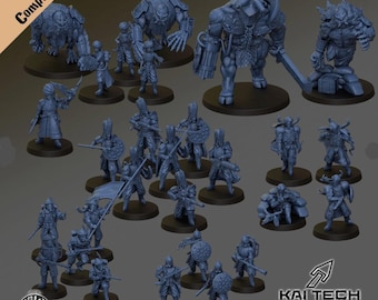 La banda de guerra de los Emiratos - Miniatura impresa en 3D - Wargaming - Trench Grimdark