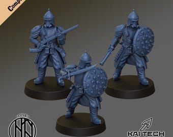 Emirate Sappers - 3D printed miniature  - Wargaming - Trench Grimdark