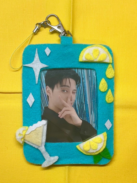 Lemon Drop Inspired Felt Photocard Holder - Etsy