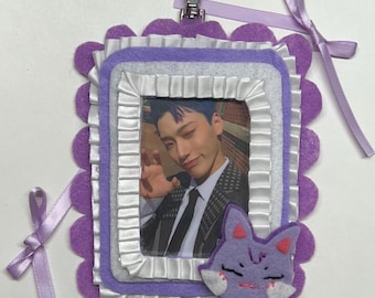 SANdeoki inspired felt photocard holder