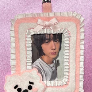Jin inspired felt RJ photocard holder
