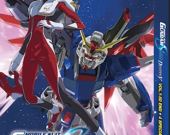 DVD Anime Mobile Suit Gundam Seed Destiny (1-50 Fine) + 4 Speciali Doppiato in inglese