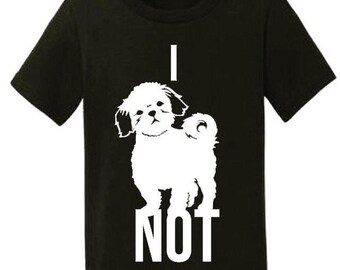 Baby Bodysuits I Only Love My Dog Kids T-shirt Shih Tzu Kids Shirt Girl Shirts Dog Lover Gifts Boy Shirts