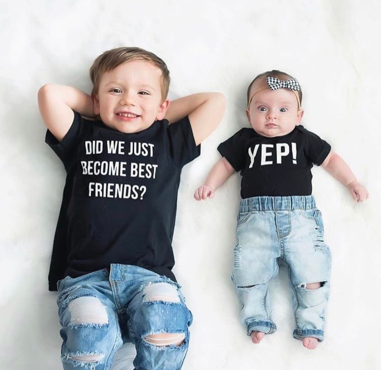 Matching Best Friend Tees Twins Did We Just Become Best Etsy