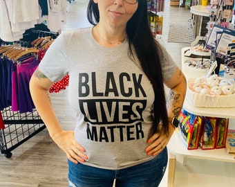 BLACK LIVES MATTER Support Tee Tank plus size available Stand Up Make a Stand Be Kind #blm Shirt #blacklivesmatter