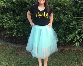 Trendy Glitter Birthday Outfit Tee Thirty 30 Thirty-Two 32 Custom ages available Forty 40 Dirty Cake Smash adult shirts v neck plus sizes