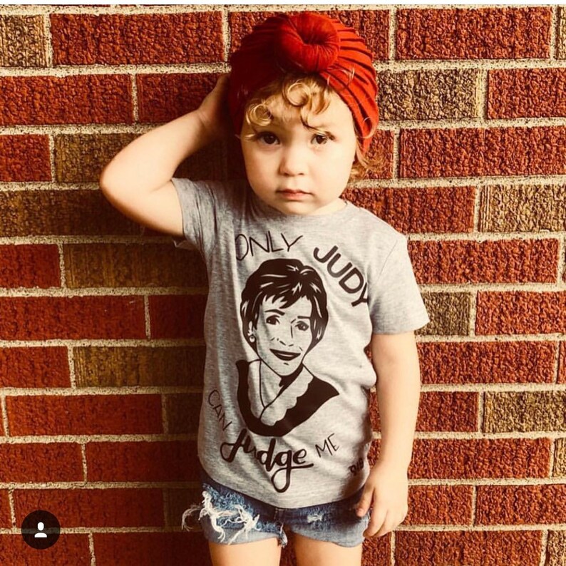 Don't Judge Me, *BLACK INK ONLY* Only Judy Can Judge Me, Kid's Trendy Tee Or Bodysuit Baby Toddler Boy Girl Clothing image 5