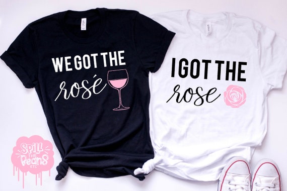Bachelorette Party Shirts, We Got The Rose, Bridal Party, Wedding Party, Bridesmaid Shirt, Bride Shirt, Custom Graphic Tees, Bachelorette