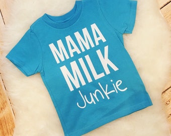 Breastfeeding toddler tee Mama Milk Junkie #booblife boob breastmilk baby girls boys hipster Shirt Bodysuit Infant free the nipple milkies