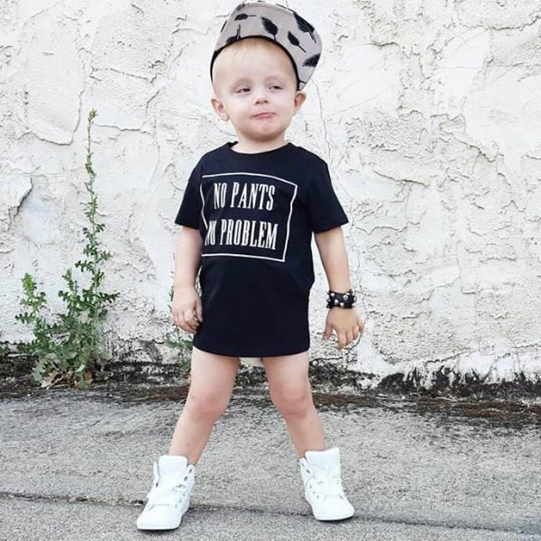 baby with no pants on No Pants No Problem Funny Kid's Trendy Tee or Bodysuit Baby Toddler Boy  Girl Clothing - Etsy UK