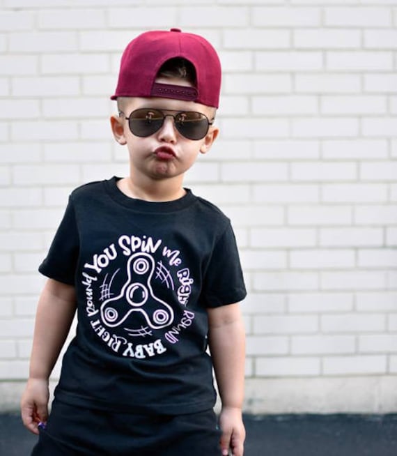 Funny Kid Tee, Fidget Spinner, Boy Shirt, You Spin Me Right Round