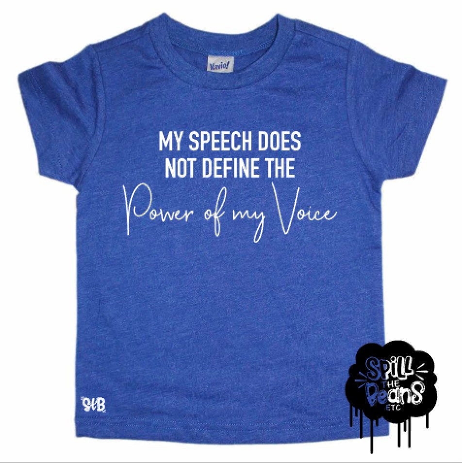 My Speech does not determine the Power of my Voice Joe Biden 46th President Tee Anti-Trump Shirt Speech Impediment Kids Tee Dump Trump shirt