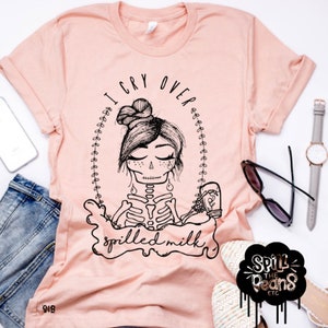 I Cry Over Spilled Milk, Breastmilk, Breastfeeding, Mom Life, Mom graphic tee, Motherhood Fashion, Breastfeeding Tee, Nursing Mom, Breastfed