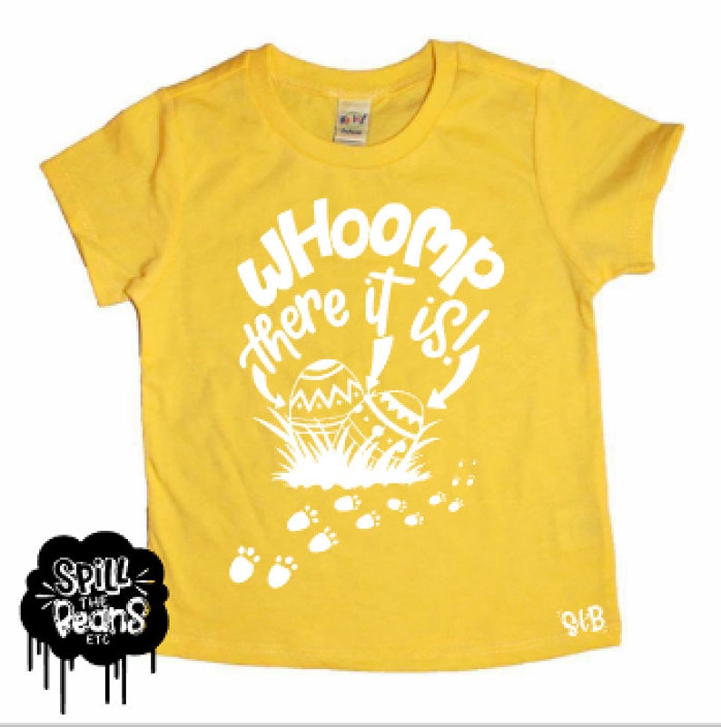 Kid's Easter Shirt Whoomp There It Is Egg Hunt Funny - Etsy