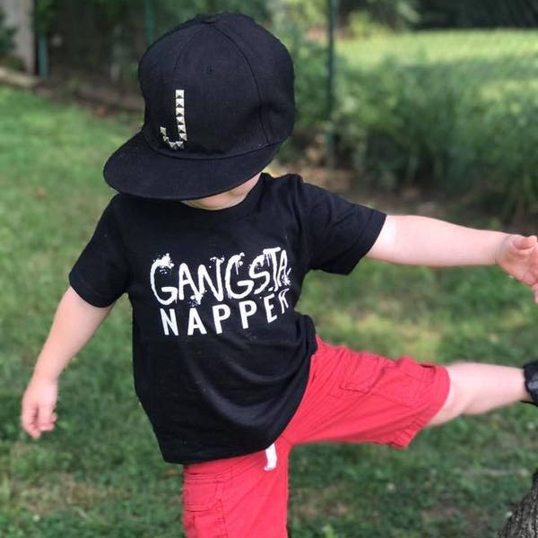 Gangster Kid's Trendy Tee Or Bodysuit Baby Toddler Boy Girl Clothing Unisex Gender Neutral Shirt
