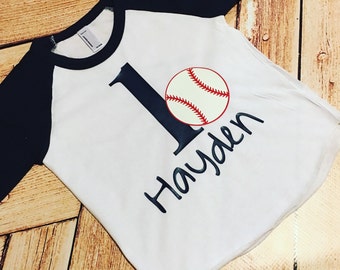 1st Birthday Sports Theme First Birthday Soccer Baseball Basketball Football Number custom tee infant bodysuit toddler shirt ANY SIZE