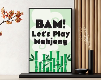 Mahjong Poster - Playful Wall Decor For Game Lovers - BAM!