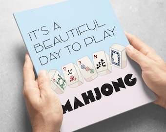 Mahjong Wall Art: Playful Game Room Decor (Digital Download)