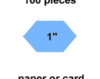 1 inch Lucy Boston / Honeycombs - 100 per pack - Paper or Card - English Paper