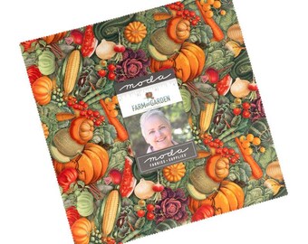 FARM and GARDEN Moda Layer Cake by Cathe Holden - 42 pcs 10" x 10" cotton - premium quality patchwork quilting