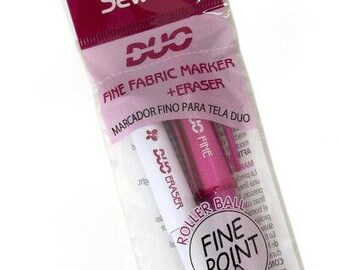 Sewline Duo Marker & Eraser Pen (FIne Point) SL021F - for English Paper Piecing