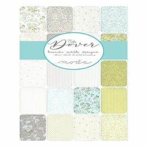 DOVER Moda Layer Cake by Brenda Riddle Designs - 42 pcs 10&quot; x 10&quot; cotton - premium quality patchwork quilting