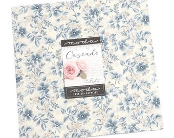 CASCADE Moda Layer Cake by 3 Sisters - 42 pcs 10" x 10" cotton - premium quality patchwork quilting