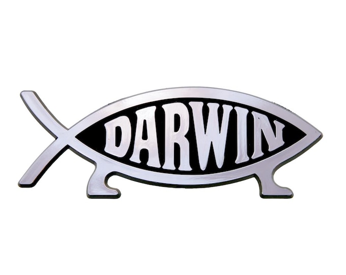 Darwin Fish Decal. Charles Darwin. Evolution. - Etsy