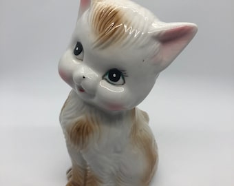 Vintage cat coin piggy bank