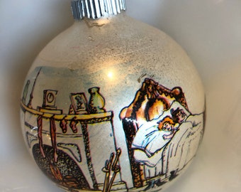 Vintage shiny bright Christmas ornament