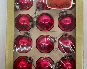 Vintage shiny bright Christmas ornaments