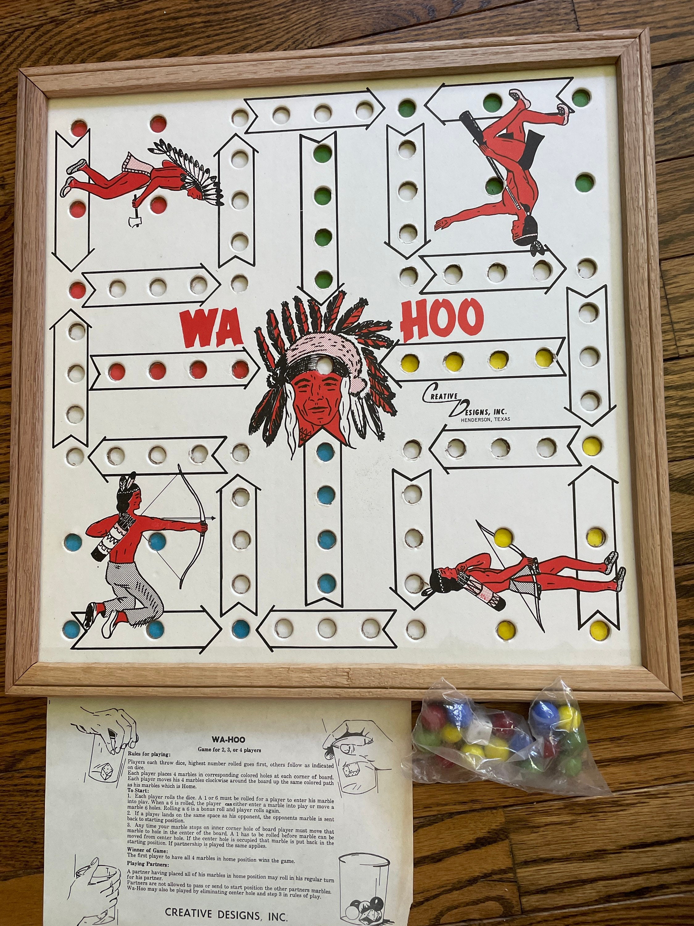 Wa Hoo Vintage Board Game - Etsy