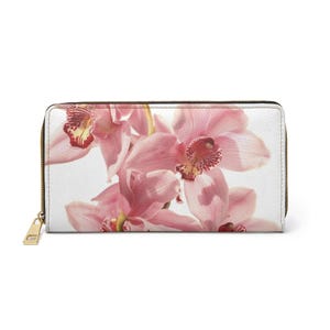 Summer Wallet for Women, Minimalist Wallet, Floral Wallet, Wallet Women, Cute Wallet, Womens Wallet, Flowers Wallet, Pink Wallet