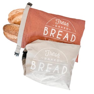 Reusable Bread Bags for Homemade Bread and Sourdough | Eco-Friendly Bread Storage | BPA-Free, Freezer-Safe, XL 2-pack Bread Bag Set